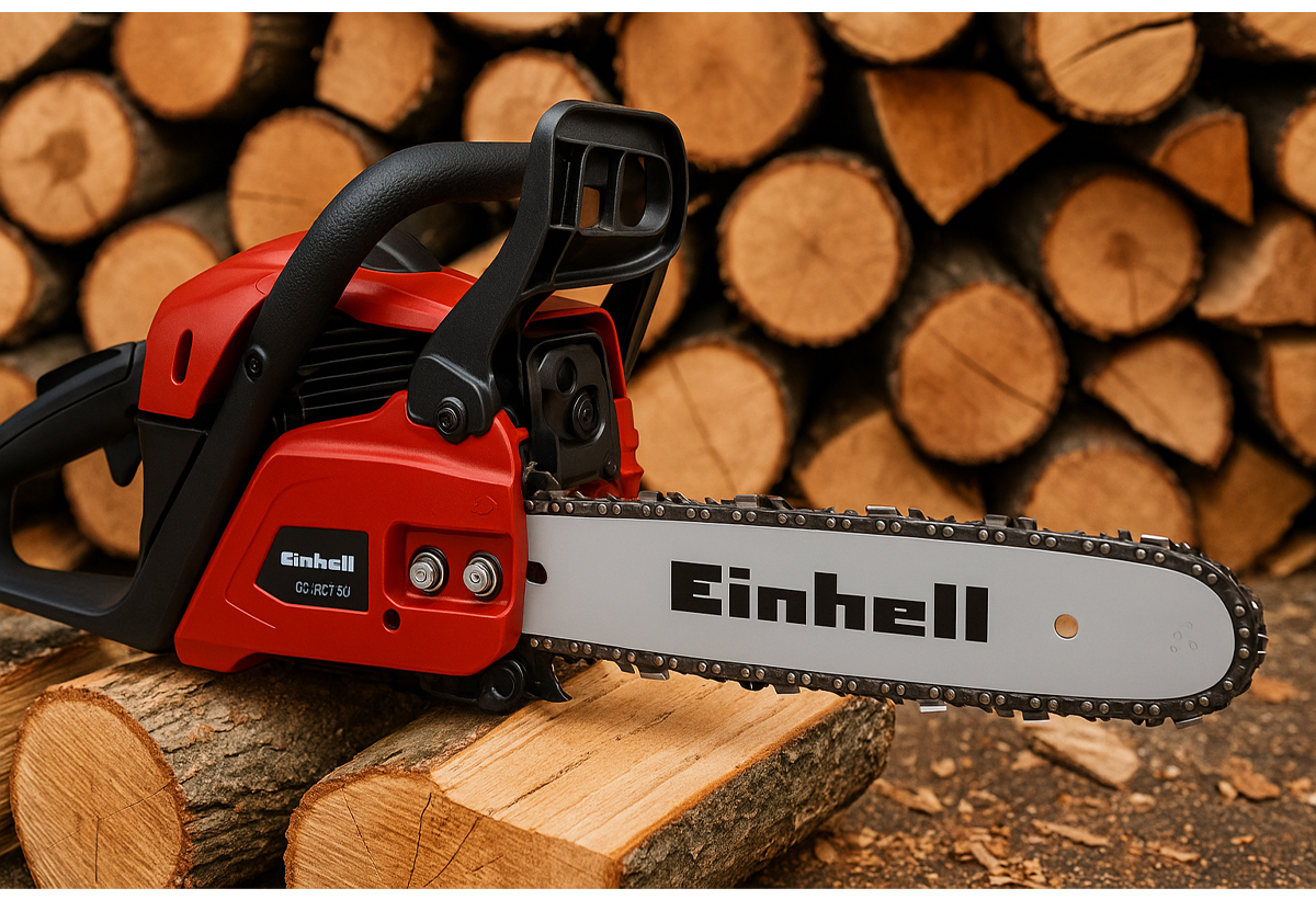 Απεικονίζεται το αλυσοπρίονο